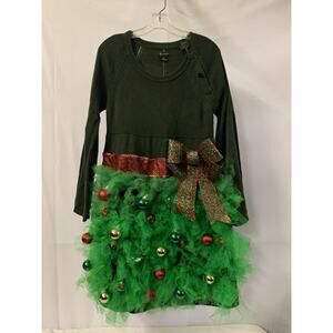 Women’s Christmas Ugly Sweater/Dress Homemade With Pockets XL